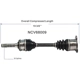 Purchase Top-Quality GSP NORTH AMERICA - NCV68009 - CV Axle Assembly - Rear Left pa2