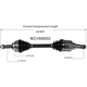Purchase Top-Quality GSP NORTH AMERICA - NCV69002 - CV Axle Assembly - Front Left pa2