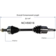 Purchase Top-Quality GSP NORTH AMERICA - NCV69016 - CV Axle Assembly - Front Left pa6
