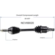 Purchase Top-Quality GSP NORTH AMERICA - NCV69020 - CV Axle Assembly pa5