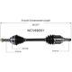 Purchase Top-Quality GSP NORTH AMERICA - NCV69051 - CV Axle Assembly - Front Left pa3