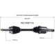 Purchase Top-Quality GSP NORTH AMERICA - NCV69114 - CV Axle Assembly pa5