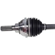 Purchase Top-Quality GSP NORTH AMERICA - NCV69166 - CV Axle Assembly - Front Left pa5