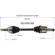 Purchase Top-Quality GSP NORTH AMERICA - NCV69168 - CV Axle Assembly - Front Left pa2