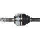Purchase Top-Quality GSP NORTH AMERICA - NCV69205 - CV Axle Assembly - Rear left pa3