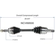 Purchase Top-Quality GSP NORTH AMERICA - NCV69500 - CV Axle Assembly - Front Left pa2