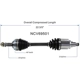 Purchase Top-Quality GSP NORTH AMERICA - NCV69501 - CV Axle Assembly - Front Left pa3