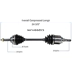 Purchase Top-Quality GSP NORTH AMERICA - NCV69503 - CV Axle Assembly - Front Left pa6