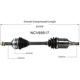 Purchase Top-Quality GSP NORTH AMERICA - NCV69517 - CV Axle Assembly - Front Left pa4