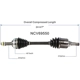 Purchase Top-Quality GSP NORTH AMERICA - NCV69550 - CV Axle Assembly - Front Left pa6