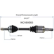 Purchase Top-Quality GSP NORTH AMERICA - NCV69563 - CV Axle Assembly - Front Left pa3
