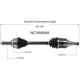 Purchase Top-Quality GSP NORTH AMERICA - NCV69585 - CV Axle Assembly - Front Left pa5