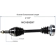 Purchase Top-Quality GSP NORTH AMERICA - NCV69597 - CV Axle Assembly - Front Left pa2