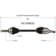 Purchase Top-Quality GSP NORTH AMERICA - NCV69620 - CV Axle Assembly - Front Left pa4