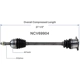 Purchase Top-Quality GSP NORTH AMERICA - NCV69904 - CV Axle Assembly - Rear Right pa3