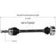 Purchase Top-Quality GSP NORTH AMERICA - NCV72005 - CV Axle Assembly - Front Left pa6