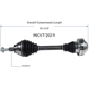 Purchase Top-Quality GSP NORTH AMERICA - NCV72021 - CV Axle Assembly - Front Left pa4