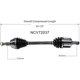 Purchase Top-Quality GSP NORTH AMERICA - NCV72037 - CV Axle Assembly - Front Left pa2