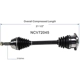 Purchase Top-Quality GSP NORTH AMERICA - NCV72045 - CV Axle Assembly - Front Left pa2