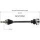 Purchase Top-Quality GSP NORTH AMERICA - NCV72052 - CV Axle Assembly - Front Left pa6