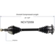 Purchase Top-Quality GSP NORTH AMERICA - NCV72059 - CV Axle Assembly - Front Left pa2