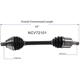 Purchase Top-Quality GSP NORTH AMERICA - NCV72101 - CV Axle Assembly - Front Left pa3
