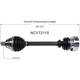 Purchase Top-Quality GSP NORTH AMERICA - NCV72115 - CV Axle Assembly - Front Left pa2