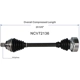 Purchase Top-Quality GSP NORTH AMERICA - NCV72136 - CV Axle Assembly - Front Left pa6