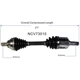 Purchase Top-Quality GSP NORTH AMERICA - NCV73015 - CV Axle Assembly - Front Left pa2