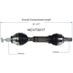 Purchase Top-Quality GSP NORTH AMERICA - NCV73017 - CV Axle Assembly - Front Left pa2