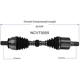 Purchase Top-Quality GSP NORTH AMERICA - NCV73055 - CV Axle Assembly - Front Left pa6