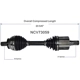 Purchase Top-Quality GSP NORTH AMERICA - NCV73059 - CV Axle Assembly - Front Left pa6