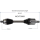 Purchase Top-Quality GSP NORTH AMERICA - NCV73065 - CV Axle Assembly - Front Left pa4