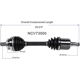 Purchase Top-Quality GSP NORTH AMERICA - NCV73500 - CV Axle Assembly - Front Left pa1