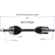 Purchase Top-Quality GSP NORTH AMERICA - NCV73525 - CV Axle Assembly - Front Left pa6