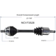 Purchase Top-Quality GSP NORTH AMERICA - NCV73528 - CV Axle Assembly - Front Left pa6