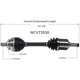 Purchase Top-Quality GSP NORTH AMERICA - NCV73530 - CV Axle Assembly - Front Left pa2