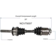Purchase Top-Quality GSP NORTH AMERICA - NCV75007 - CV Axle Assembly - Front Left pa2