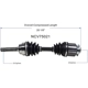 Purchase Top-Quality GSP NORTH AMERICA - NCV75021 - CV Axle Assembly - Front Left pa2