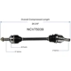 Purchase Top-Quality GSP NORTH AMERICA - NCV75039 - CV Axle Assembly - Front Left pa3