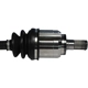 Purchase Top-Quality GSP NORTH AMERICA - NCV75057 - CV Axle Assembly - Front Left pa4