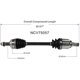Purchase Top-Quality GSP NORTH AMERICA - NCV75057 - CV Axle Assembly - Front Left pa6