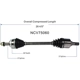 Purchase Top-Quality GSP NORTH AMERICA - NCV75060 - CV Axle Assembly - Front Left pa6