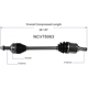 Purchase Top-Quality GSP NORTH AMERICA - NCV75063 - CV Axle Assembly - Front Left pa6
