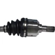 Purchase Top-Quality GSP NORTH AMERICA - NCV75064 - CV Axle Assembly - Front Left pa5