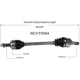 Purchase Top-Quality GSP NORTH AMERICA - NCV75064 - CV Axle Assembly - Front Left pa6