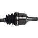 Purchase Top-Quality GSP NORTH AMERICA - NCV75065 - CV Axle Assembly - Front Left pa4