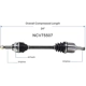 Purchase Top-Quality GSP NORTH AMERICA - NCV75507 - CV Axle Assembly - Front Left pa2