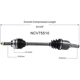 Purchase Top-Quality GSP NORTH AMERICA - NCV75510 - CV Axle Assembly - Front Left pa3