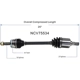 Purchase Top-Quality GSP NORTH AMERICA - NCV75534 - CV Axle Assembly - Front Left pa2